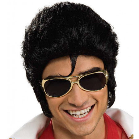 ELVIS PRESLEY GOLD GLASSES COSTUME ACCESSORY