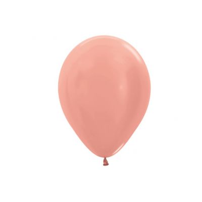 SEMPERTEX REFLEX ROSE GOLD 30CM LATEX BALLOONS (PACK OF 12)