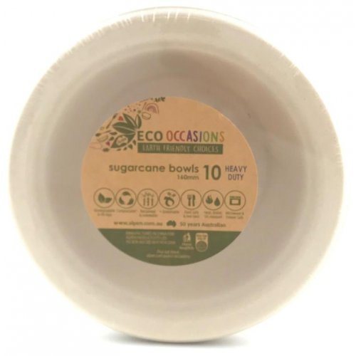 Sugarcane Bowls 160mm Natural P10