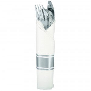 SILVER ROLLED CUTLERY - 10 SETS