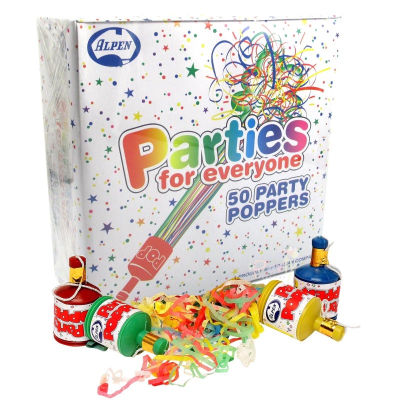 Party Poppers (pack of 50)