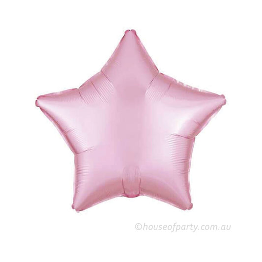 METALLIC PASTEL PINK STAR FOIL