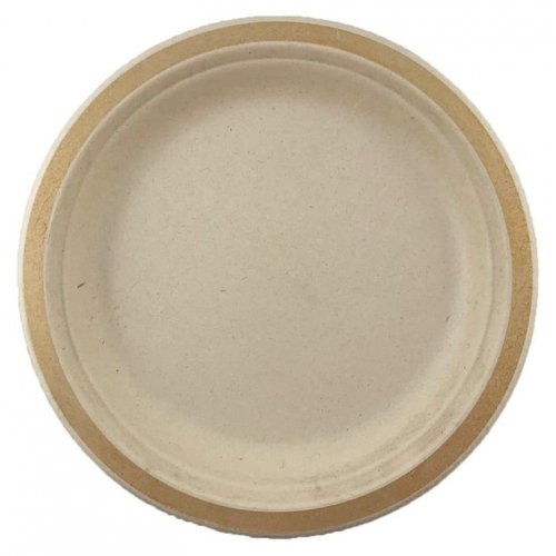 Sugarcane Lunch Plates 180mm Gold P10